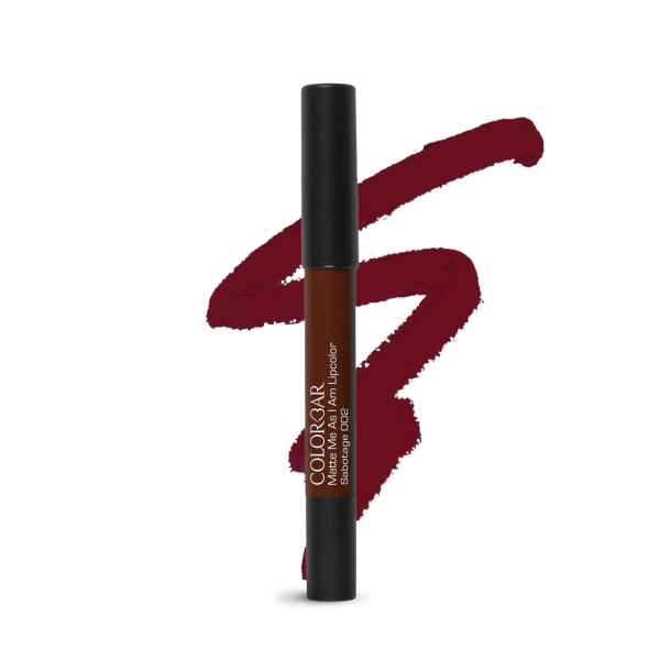 colorbar matte me as i am crayon in sabotage LIPSTICK